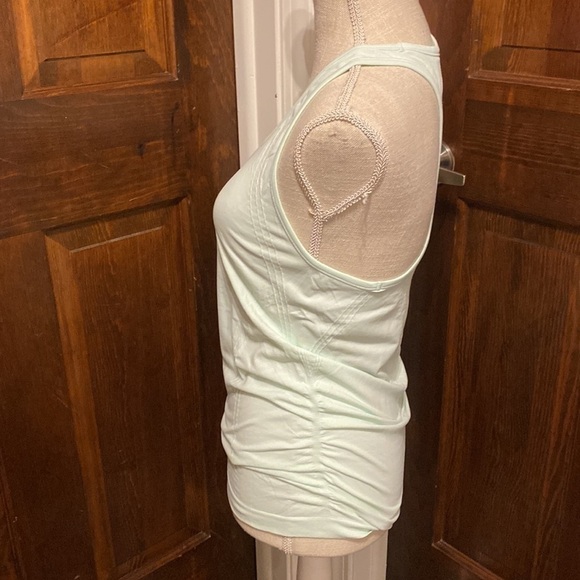 Athleta Light Green Razorback Athletic Top - Picture 2 of 6